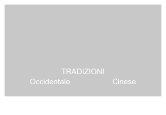





TRADIZIONI
Occidentale                    Cinese
